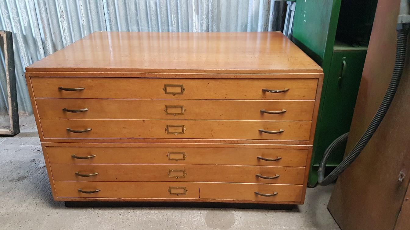 VINTAGE LARGE ARCHITECTS PLAN DRAWERS / CHEST in WS15 Lichfield für 250