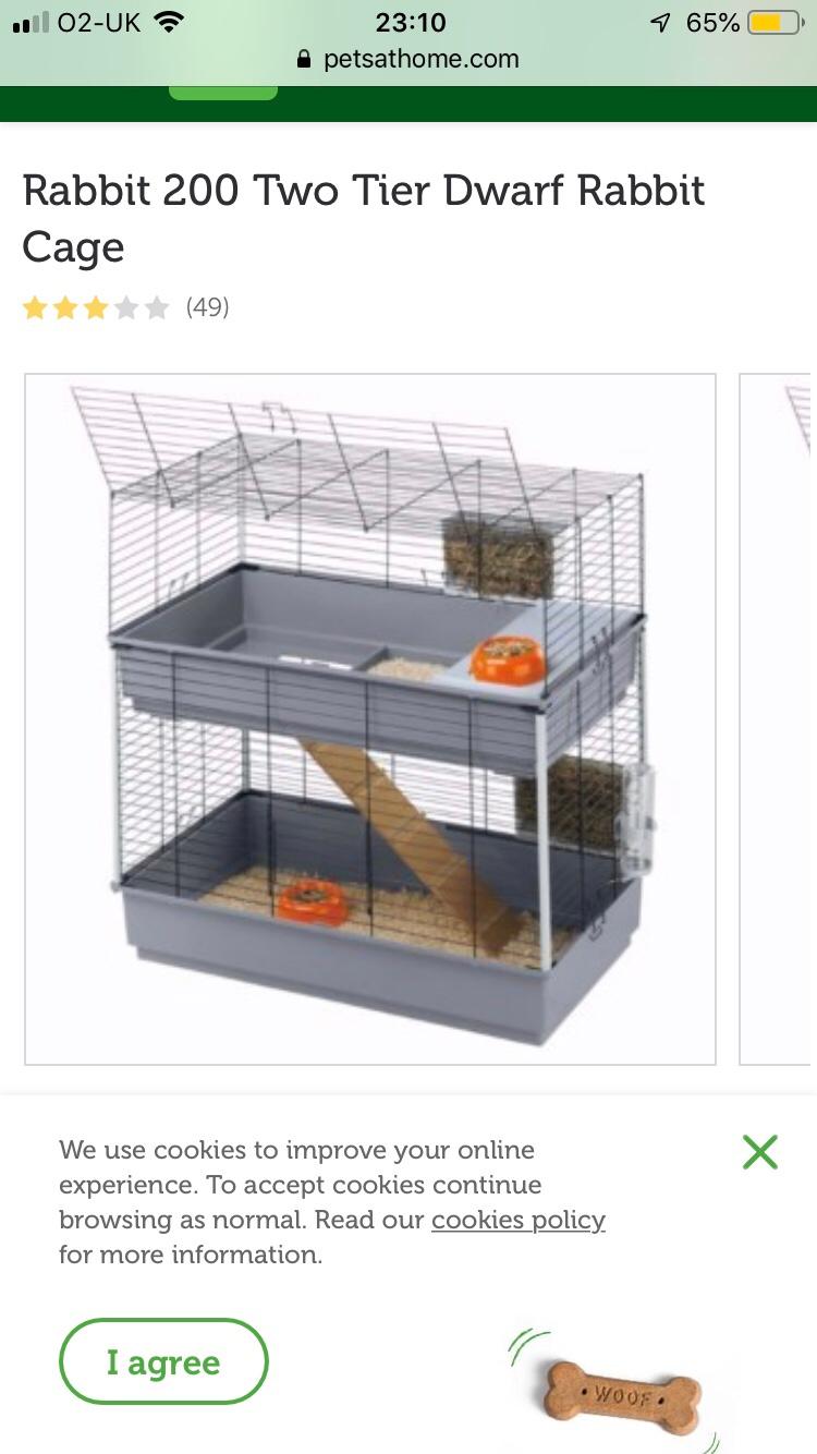 2 tier rabbit indoor cage in SE19 London für 35,00 £ zum Verkauf