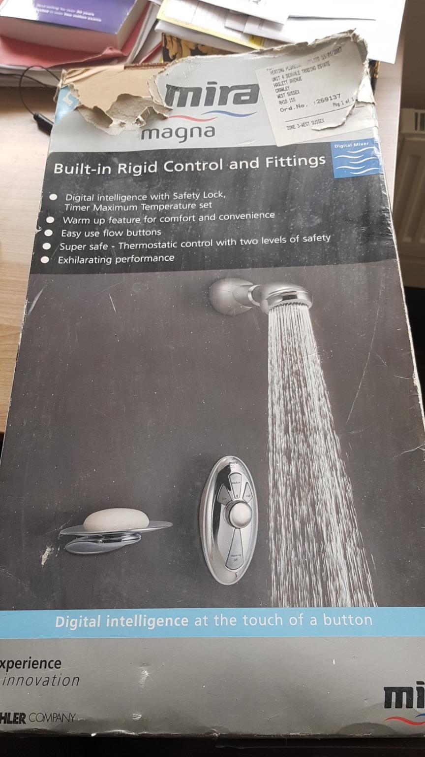Mira magna built in rigid control and fitting in RH10 Crawley for £35.