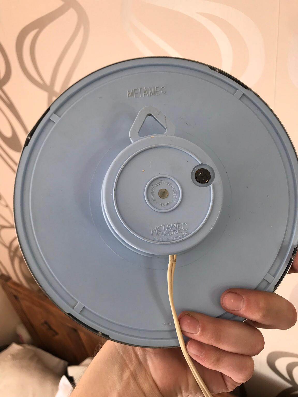 Vintage Metamec electric wall clock / working in PE4 Peterborough for £