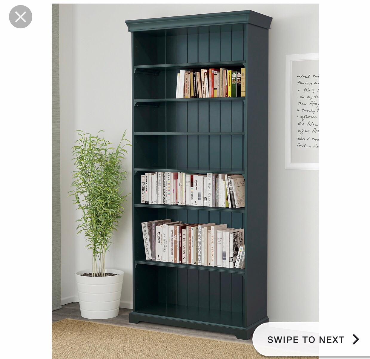 Ikea Liatorp Bookcase Green in TN13 Sevenoaks für £ 140,00 zum Verkauf
