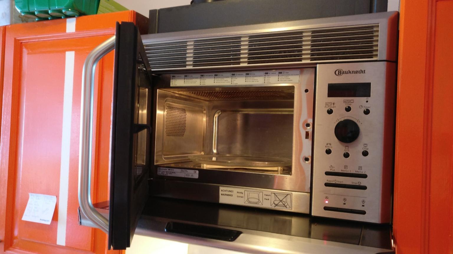 Bauknecht Mikrowelle/ Dunstabzugshaube Kombi in 1070 KG Neubau für € 99