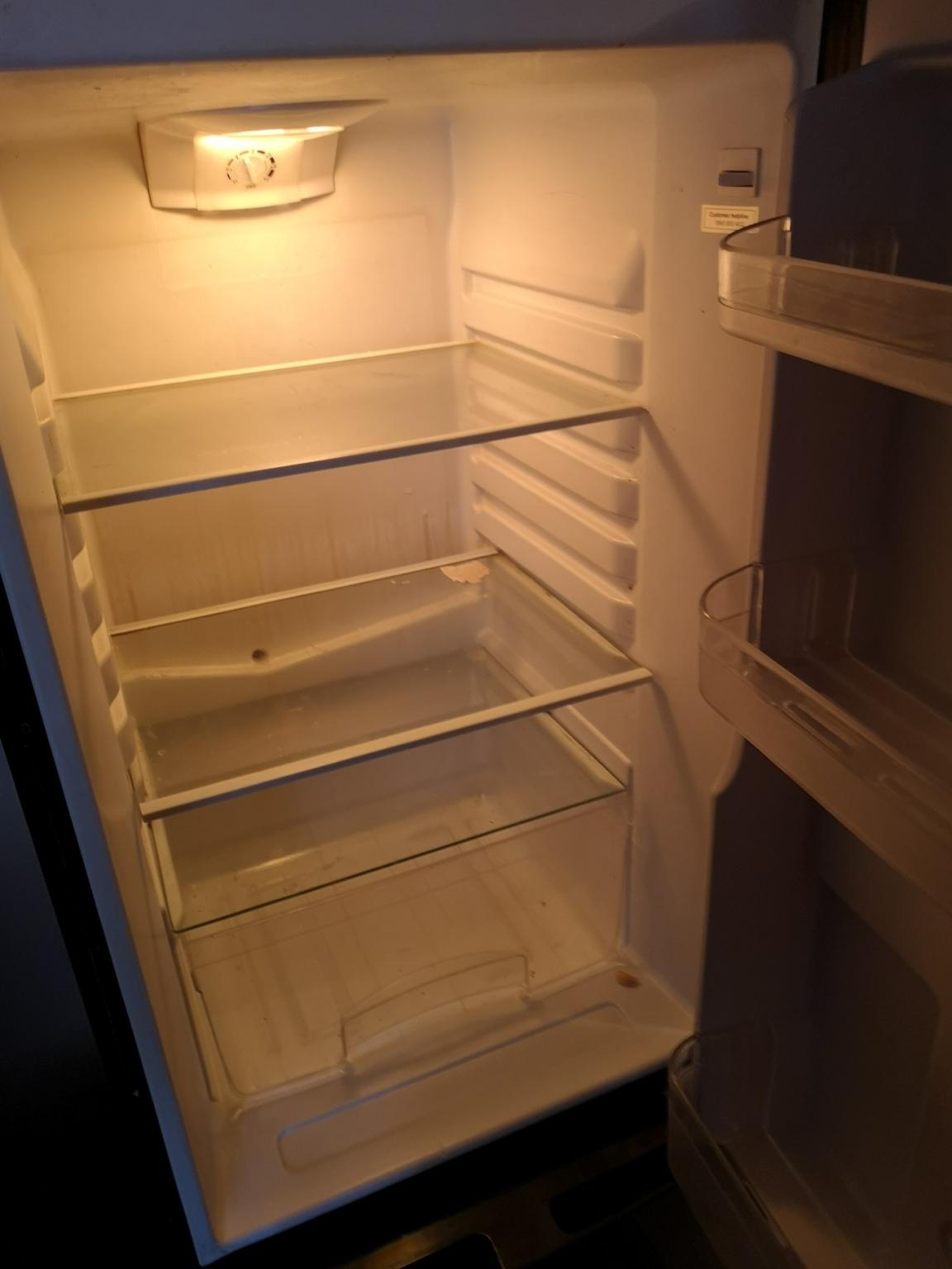 Bush fridge freezer small black in OL11 Rochdale for £75.00 for sale
