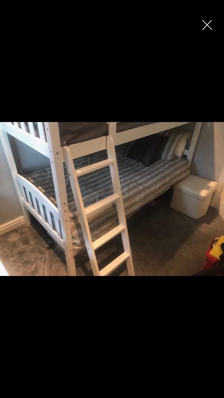 White wooden bunk beds in B44 Birmingham für 80,00 £ zum Verkauf