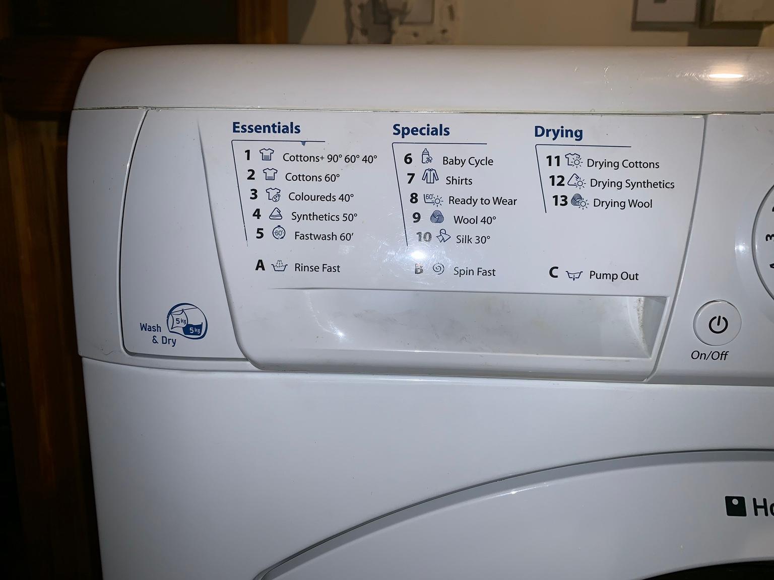 Hotpoint washer dryer WDL520 7KG in E1 Hamlets for £150.00 for sale