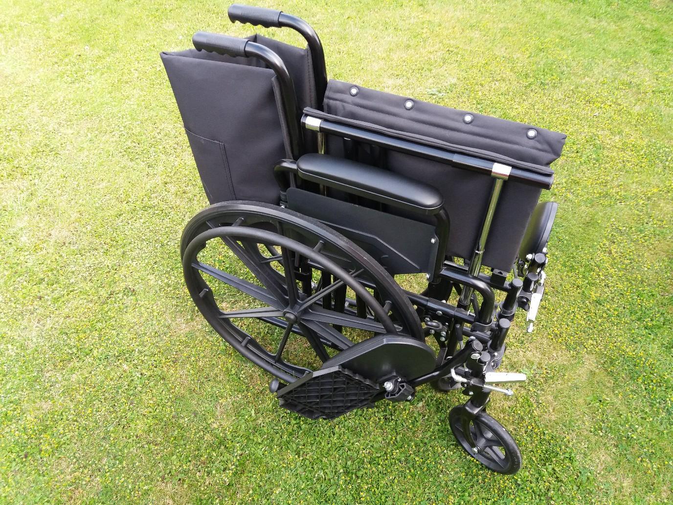 Extra wide self propel wheelchair. Like new in DL1 Darlington for £75.