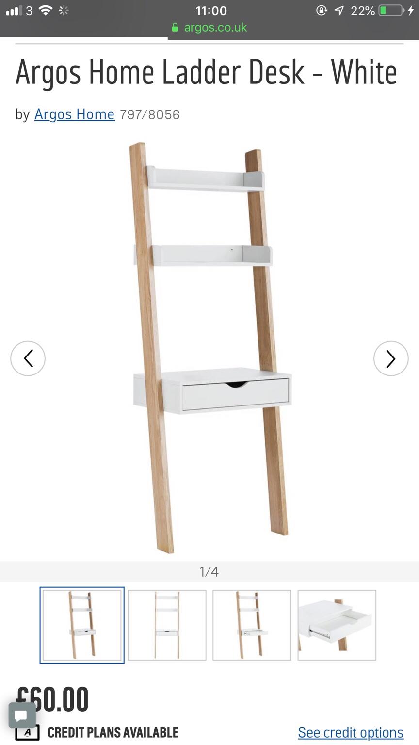 Argos ladder desk in RG31 Tilehurst for £30.00 for sale Shpock