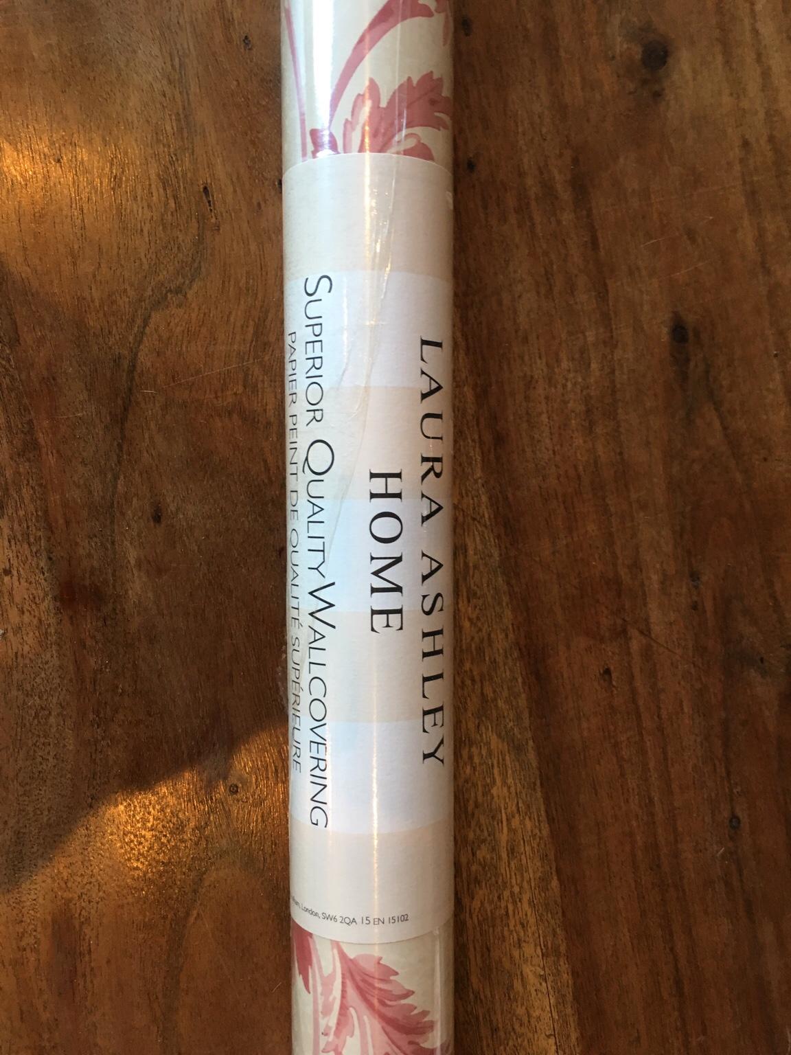 Laura Ashley Tuileries Cranberry Wallpaper in S42 North East Derbyshire