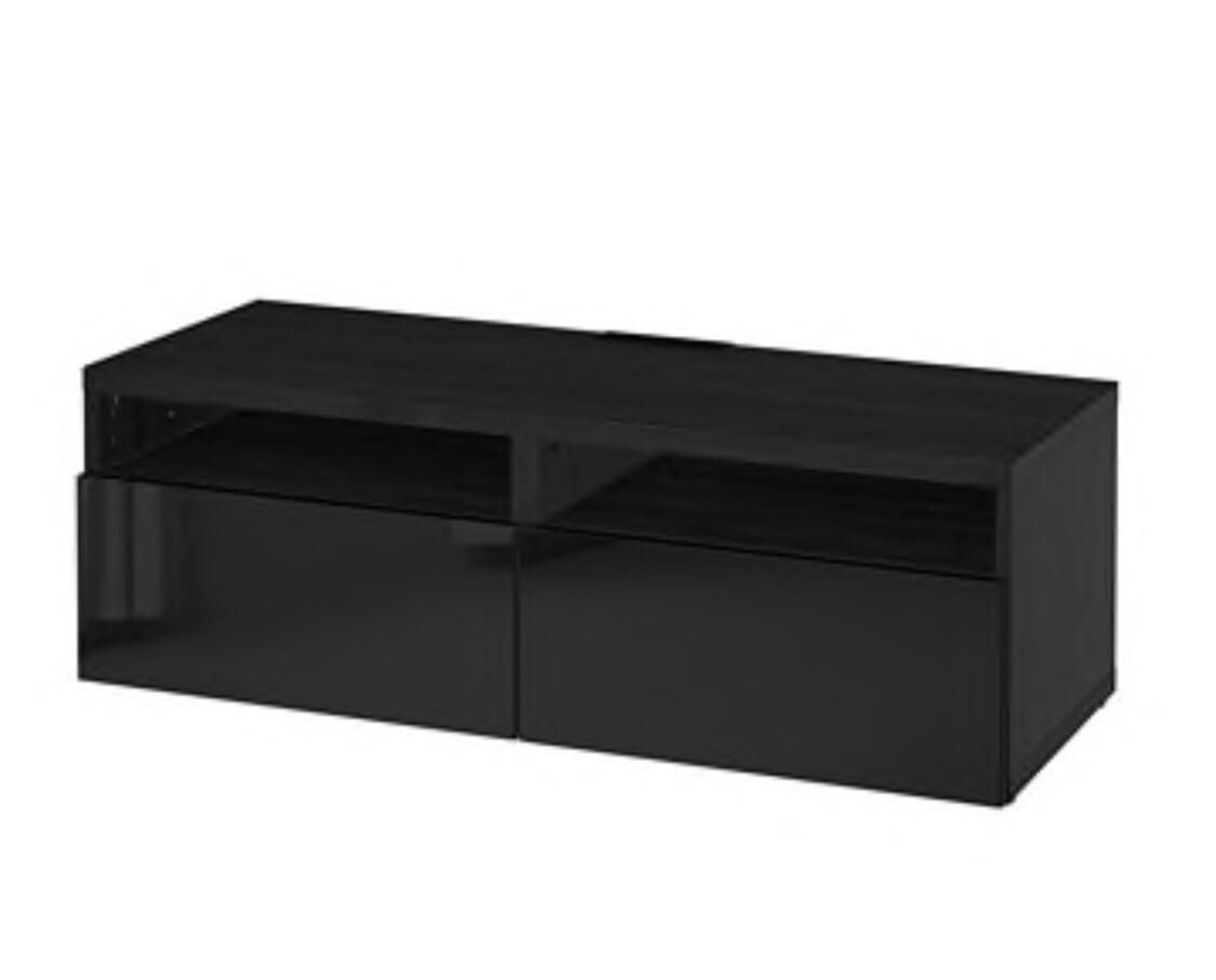 Ikea Besta TV Unit and glass top in SM1 London for £120.00 for sale