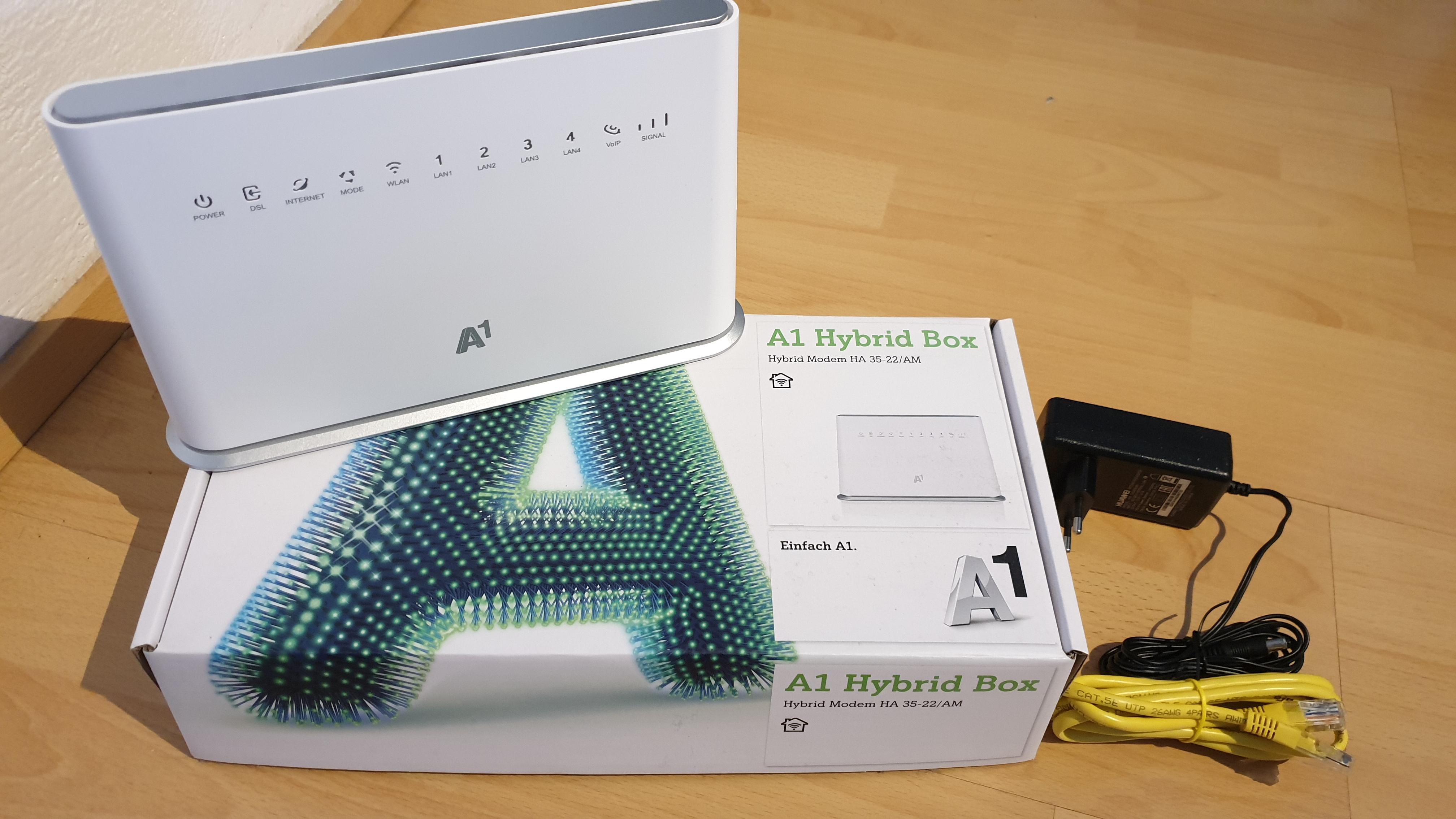 A1 Hybrid Box WLAN Router Huawei HA3522/AM in 4616 Weißkirchen an der Traun für € 25,00 zum