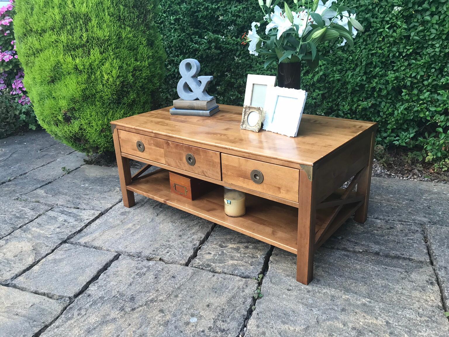 Laura Ashley Balmoral Coffee Table Drawers in WF17 Kirklees for £125.00
