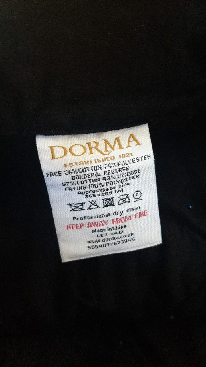 Dorma Blenheim Black Jacquard Bedspread in LL57 Bangor for £100.00 for