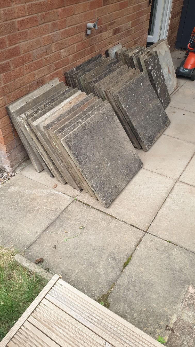 Free paving slabs mixed sizes in WR4 Worcester for free for sale Shpock