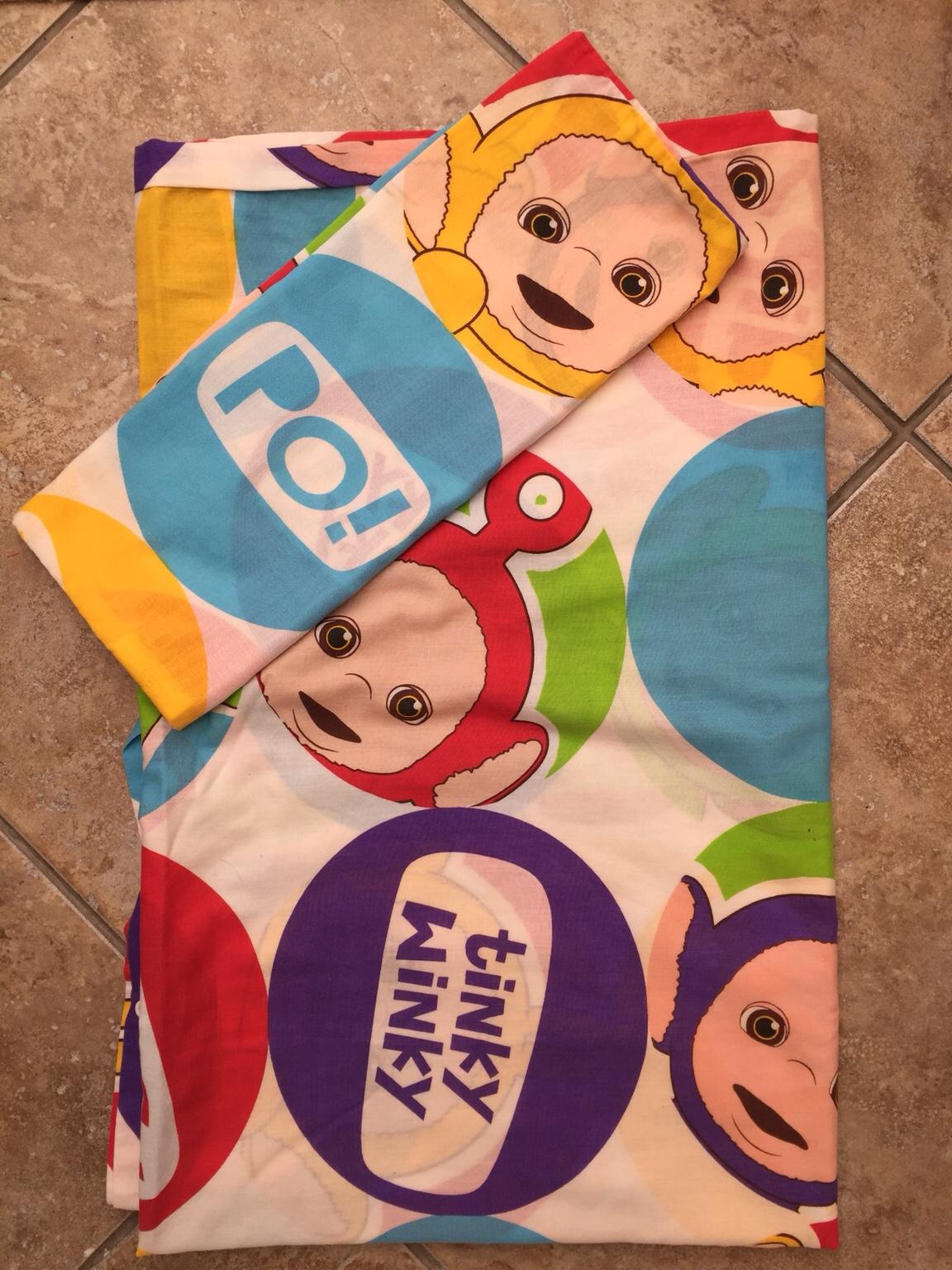 Teletubbies Toddler Bedding for Cot Bed in S40 Chesterfield for £4.50