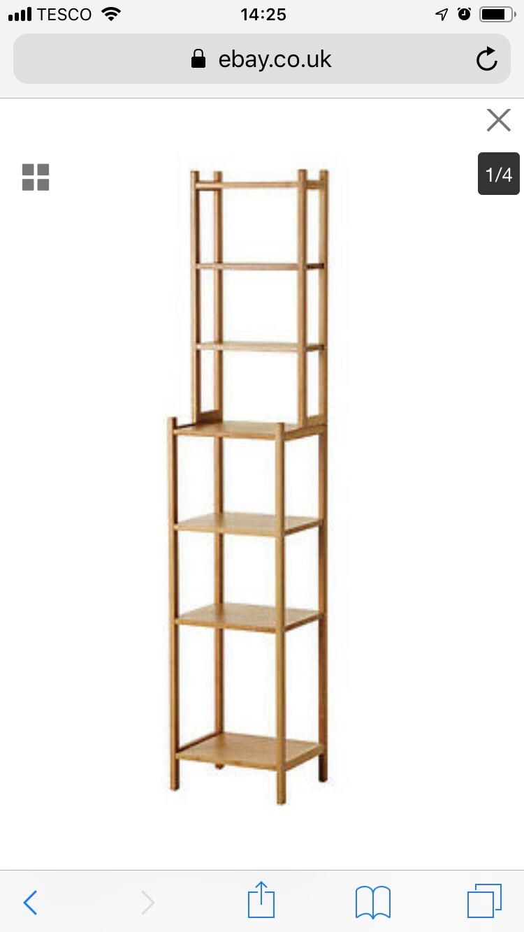 Ikea Ragrund Bamboo Bathroom Shelves in M4 Manchester for £20.00 for
