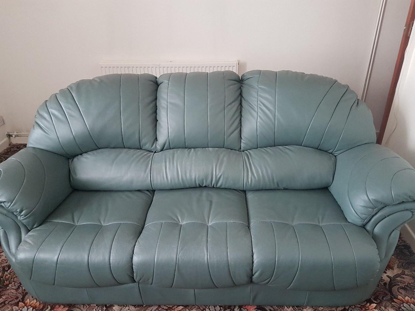 Leather 3 piece suite in WN2 Wigan for £40.00 for sale Shpock