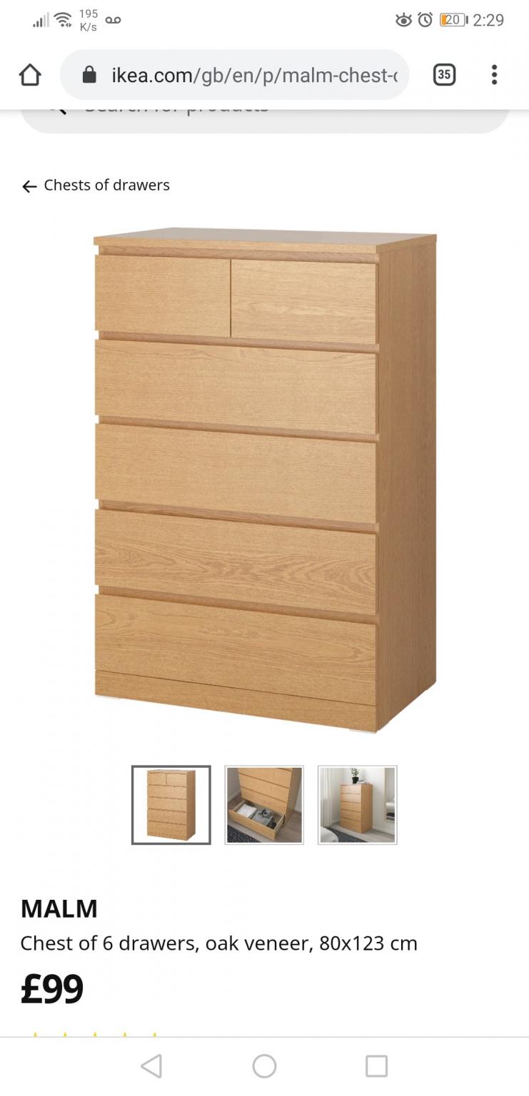 IKEA malm drawers. in St Helens für 25,00 £ zum Verkauf Shpock DE