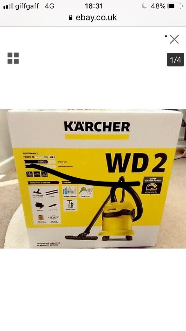 Karcher wet and dry vac £45 in B5 Birmingham für 45,00 £ zum Verkauf