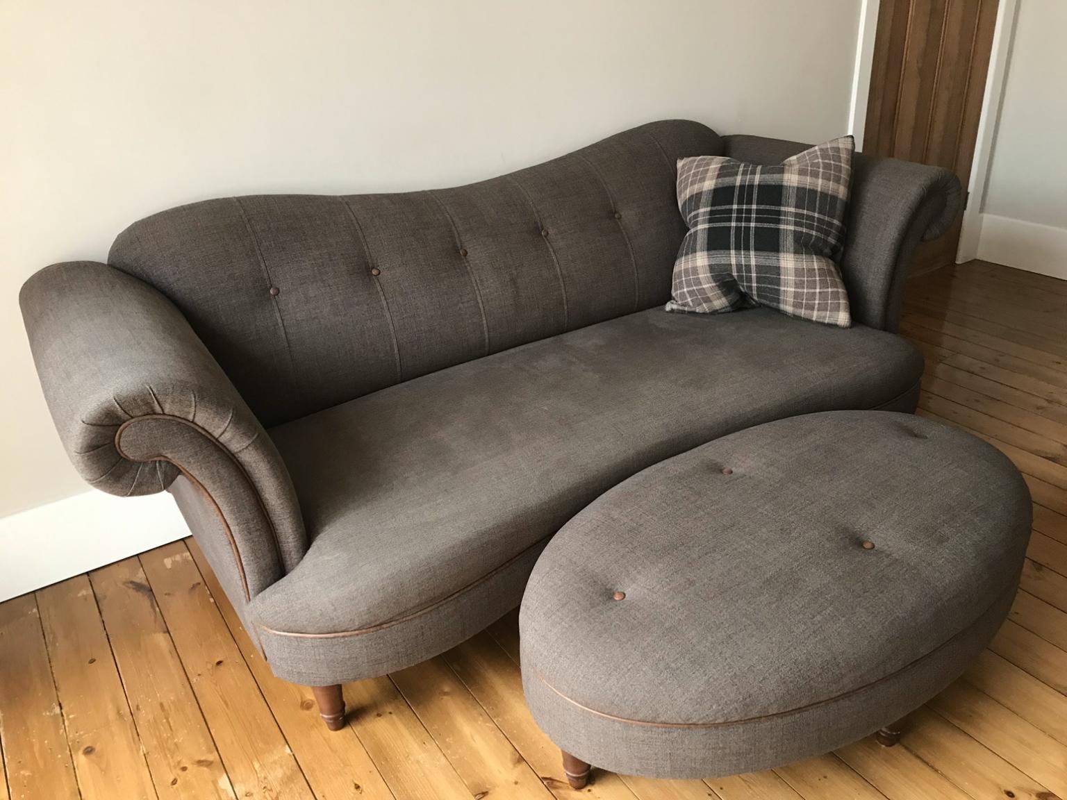 DFS Moray sofas, footstool & cushions in Castle Point for £850.00 for
