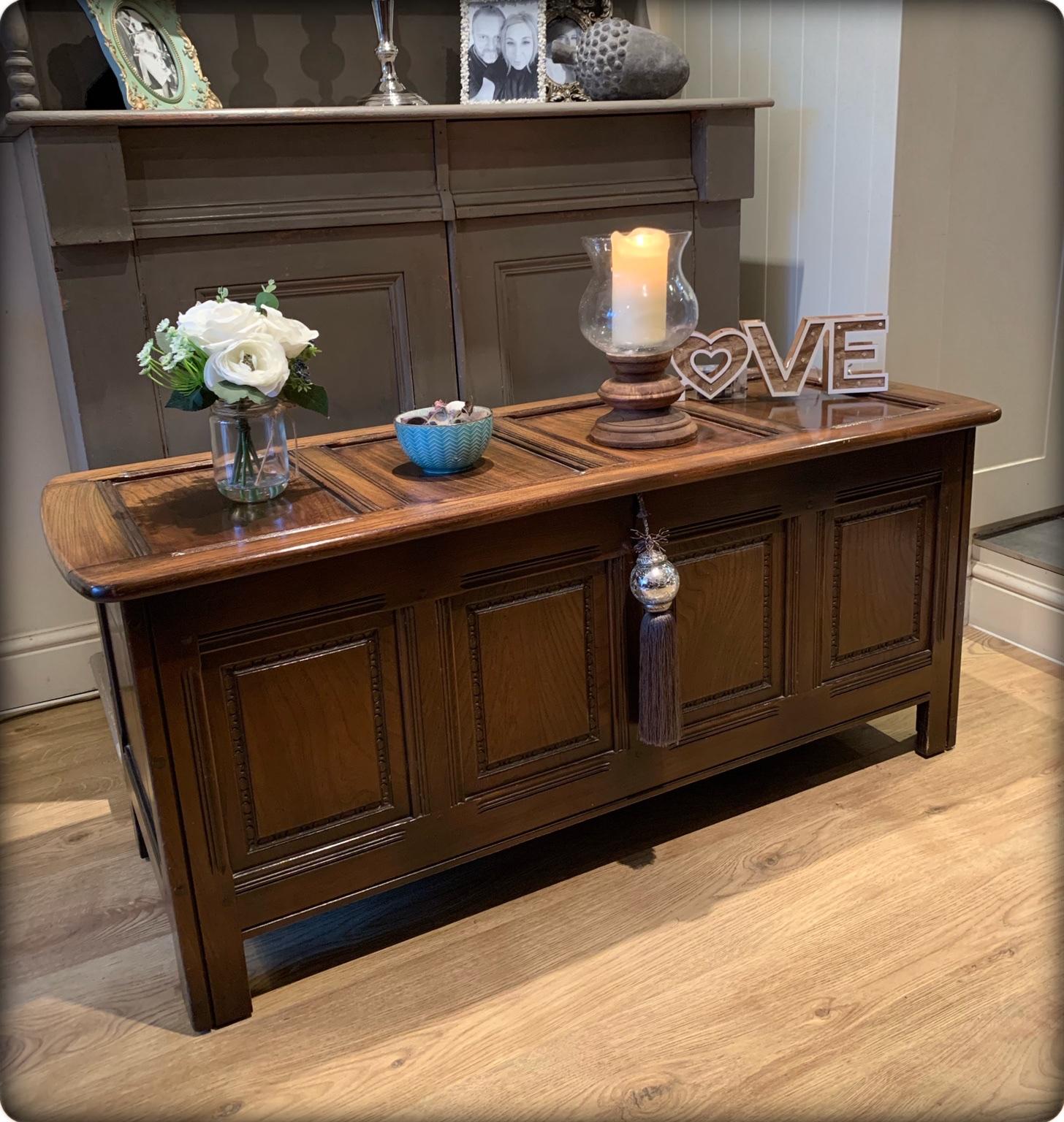 Rare Vintage Ercol Elm Blanket Box/Coffer in KT16 Chertsey for £185.00