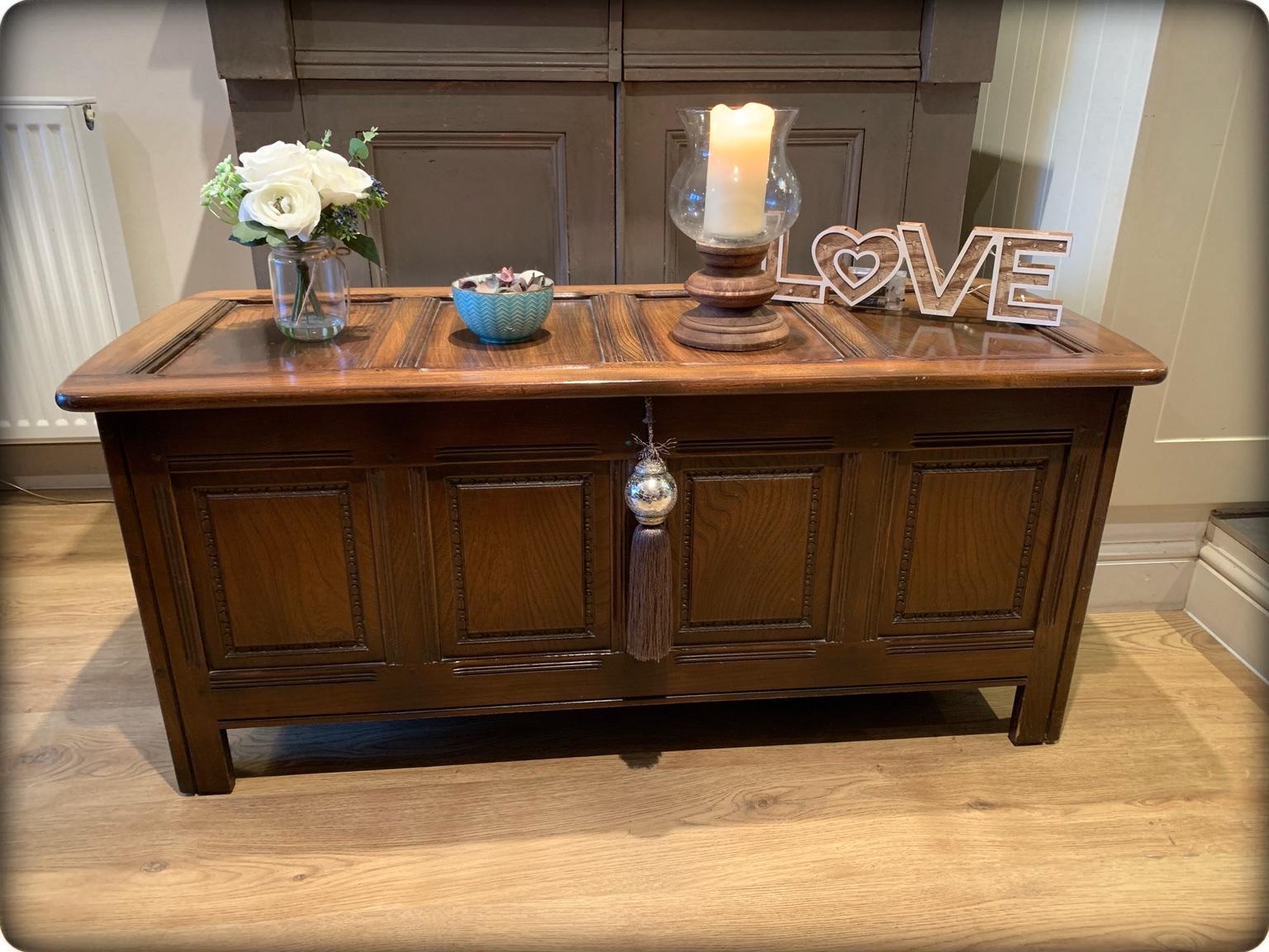 Rare Vintage Ercol Elm Blanket Box/Coffer in KT16 Chertsey for £185.00