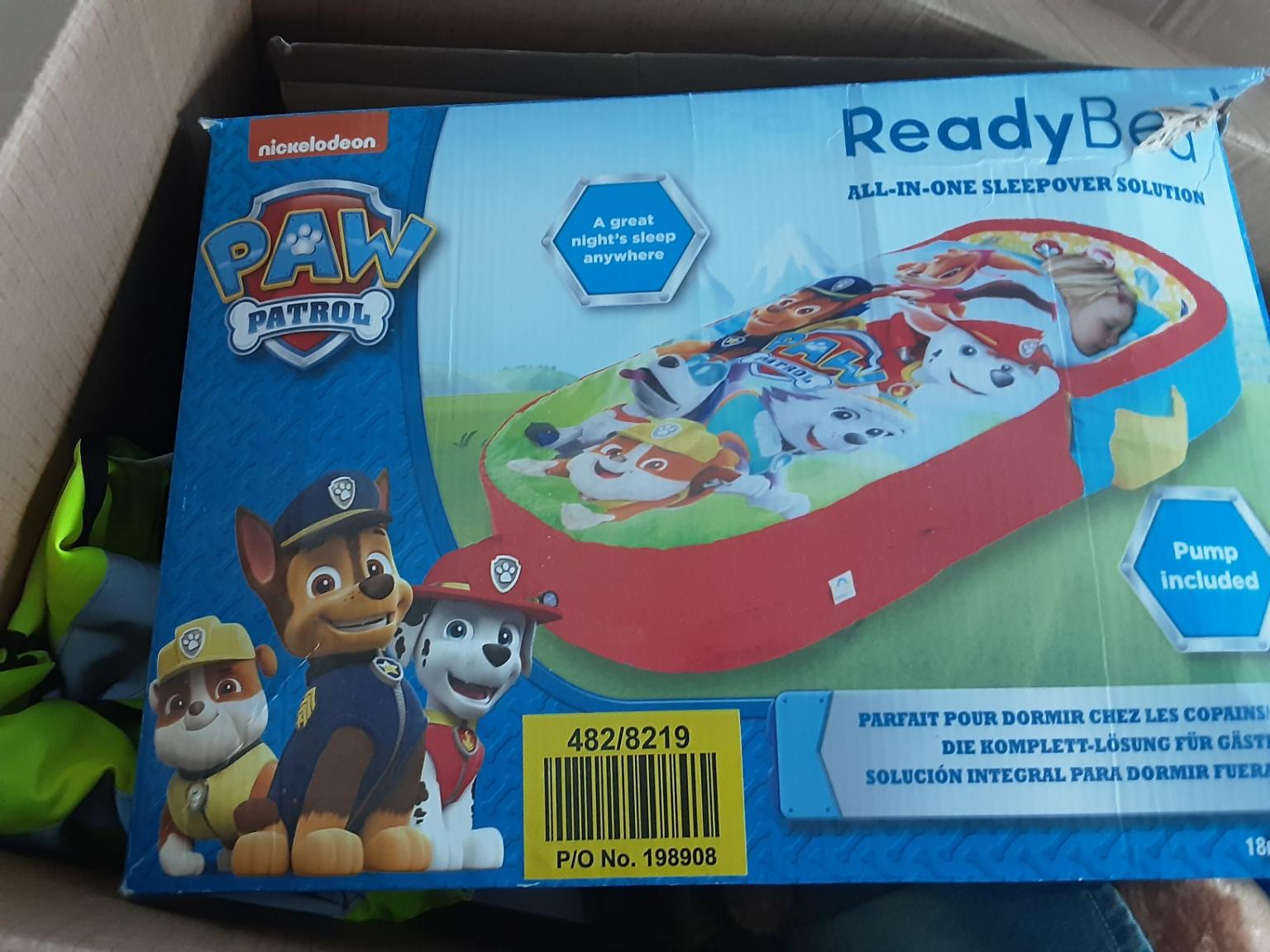 paw patrol ready made blow up bed in WV10 Wolverhampton für £ 6,00 zum