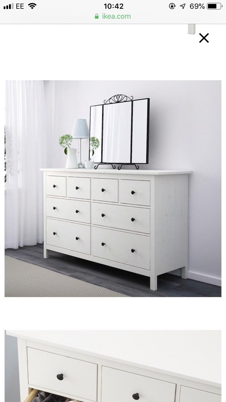 Ikea Hemnes Clear Glass Top for 8 Drawer set in Brentwood für 15,00