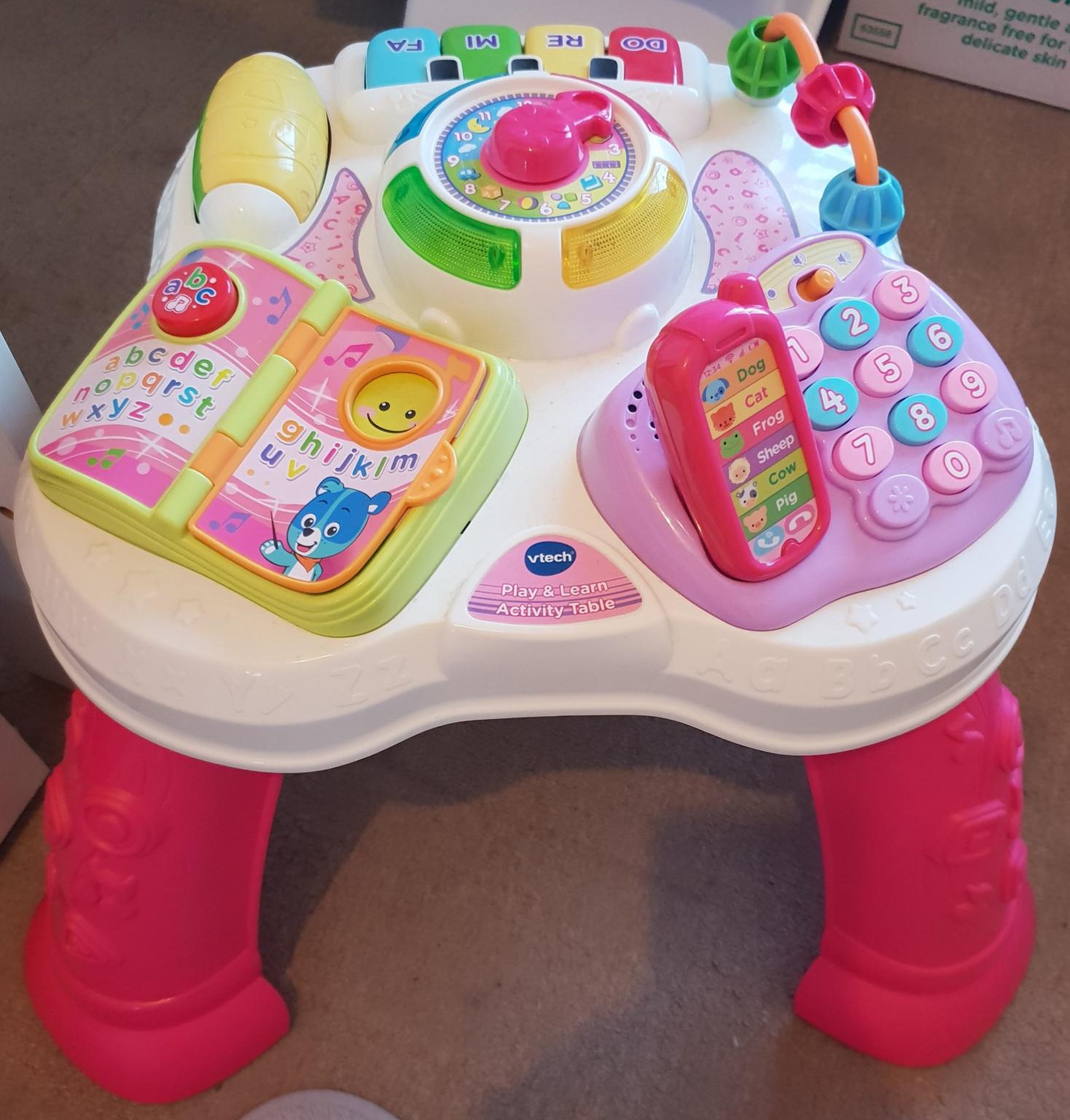 Vtech Pink Play & Learn Activity Table in M25 Salford for £10.00 for