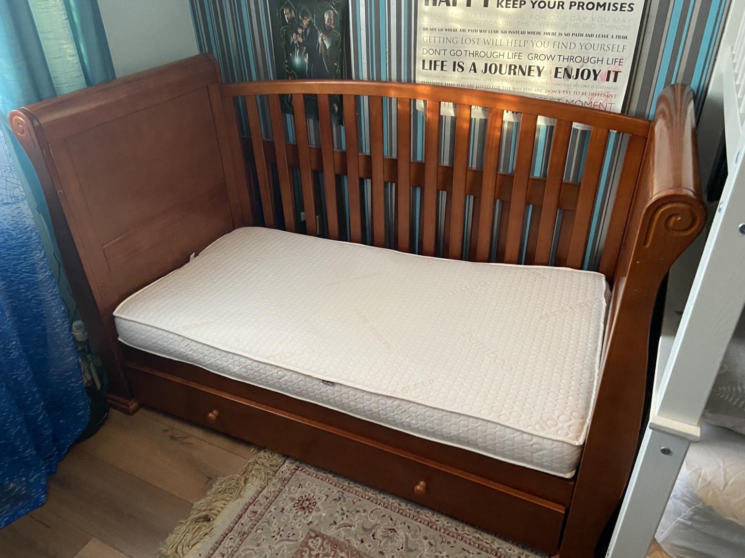 BABIES R US SLEIGH COT/BED in M31 Trafford for £90.00 for sale Shpock