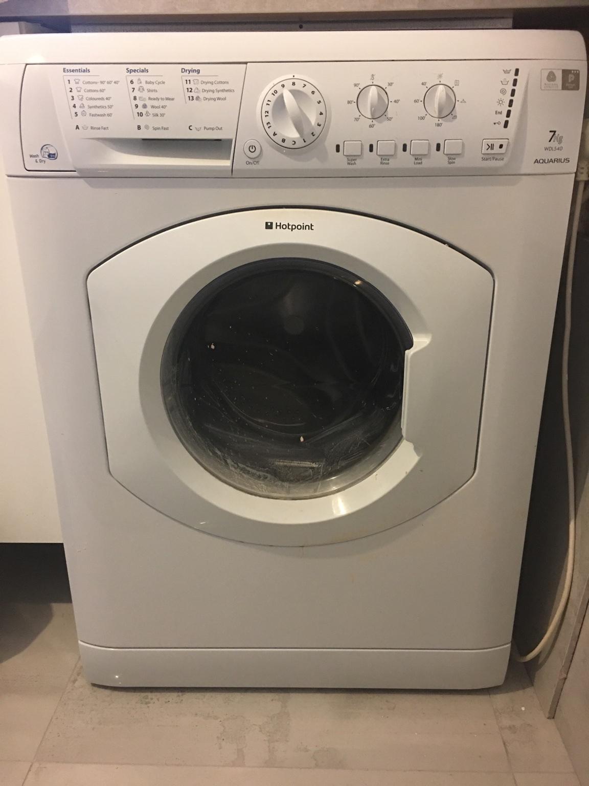 Hotpoint Aquarius 7kg WDL540 washer dryer in EN9 Forest for £160.00 for