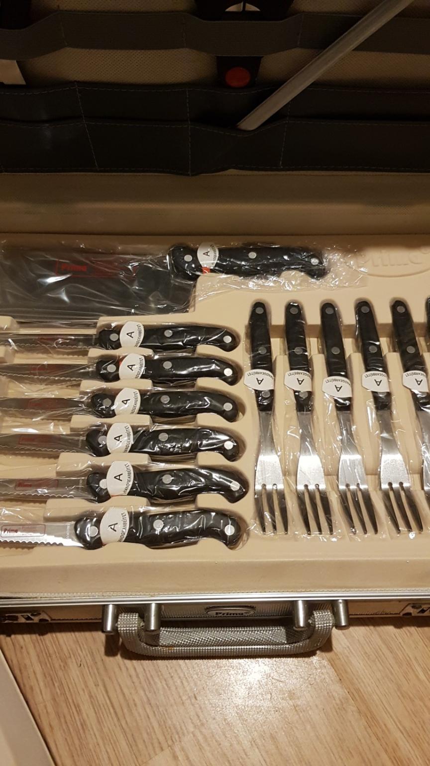 prima 24 piece deluxe knife set in briefcase in B45 Birmingham for £38.50 for sale Shpock