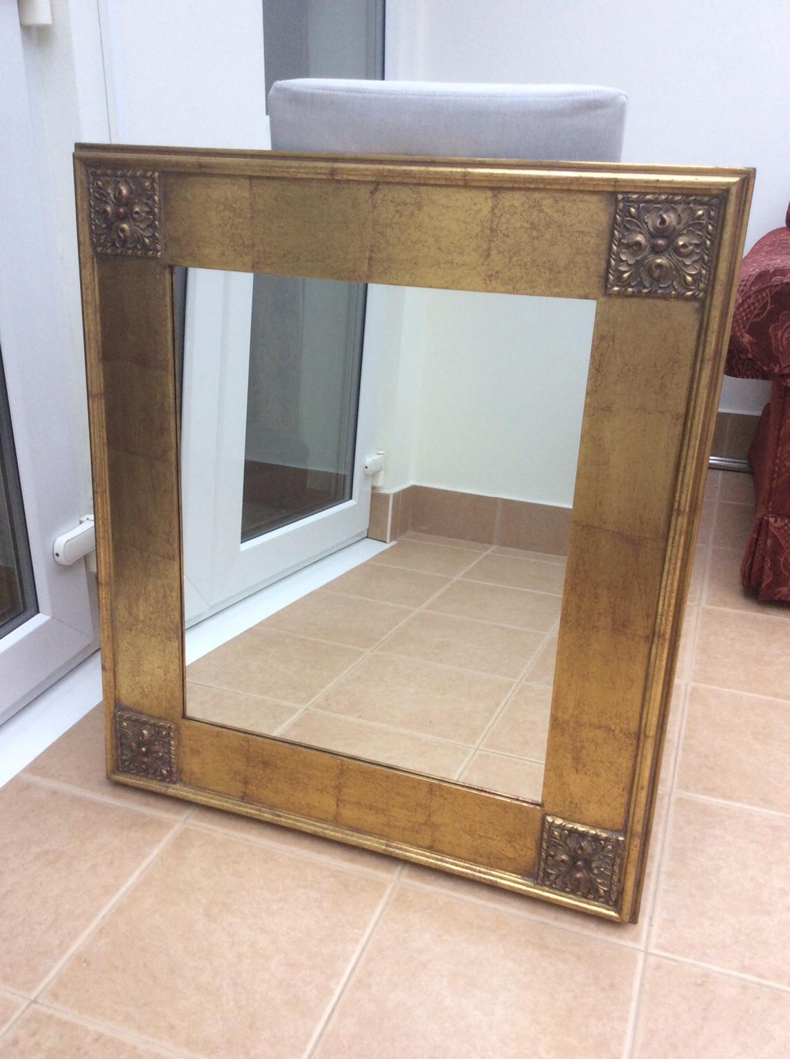 Large Mirror gold paint finish in B77 Tamworth für 20,00 £ zum