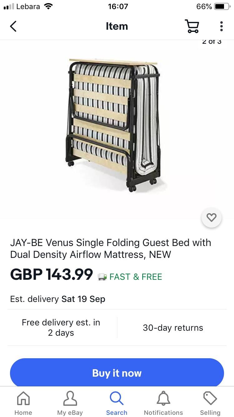 Jaybe folding guest bed brand new in NW10 London für £ 70,00 zum