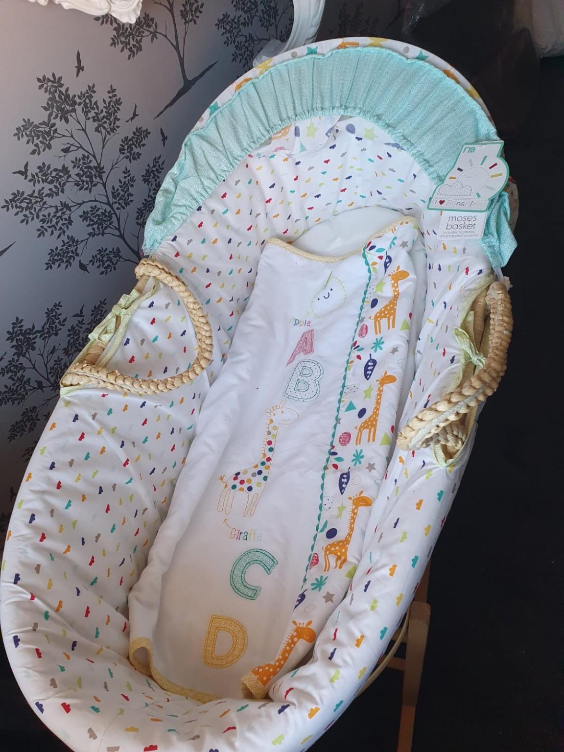 brand new from mothercare moses basket in DY2 Dudley for £14.00 for sale Shpock