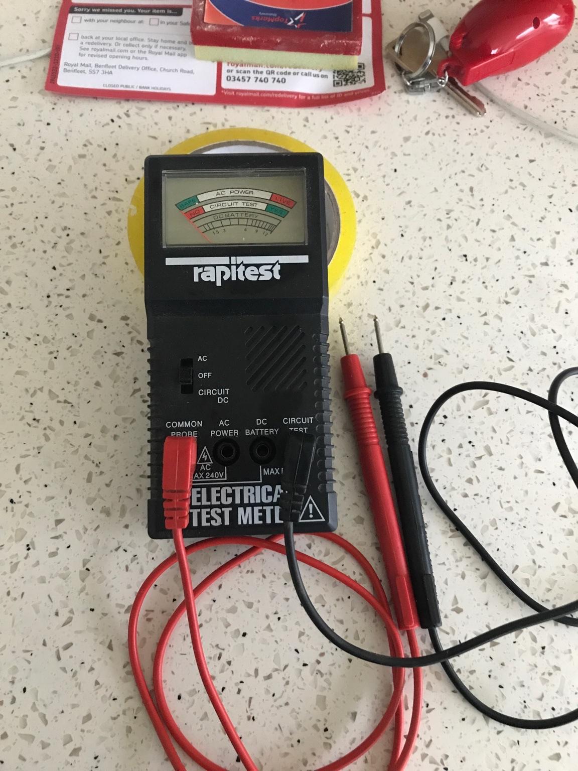 Rapitest electrical test meter in Castle Point for £10.00 for sale Shpock