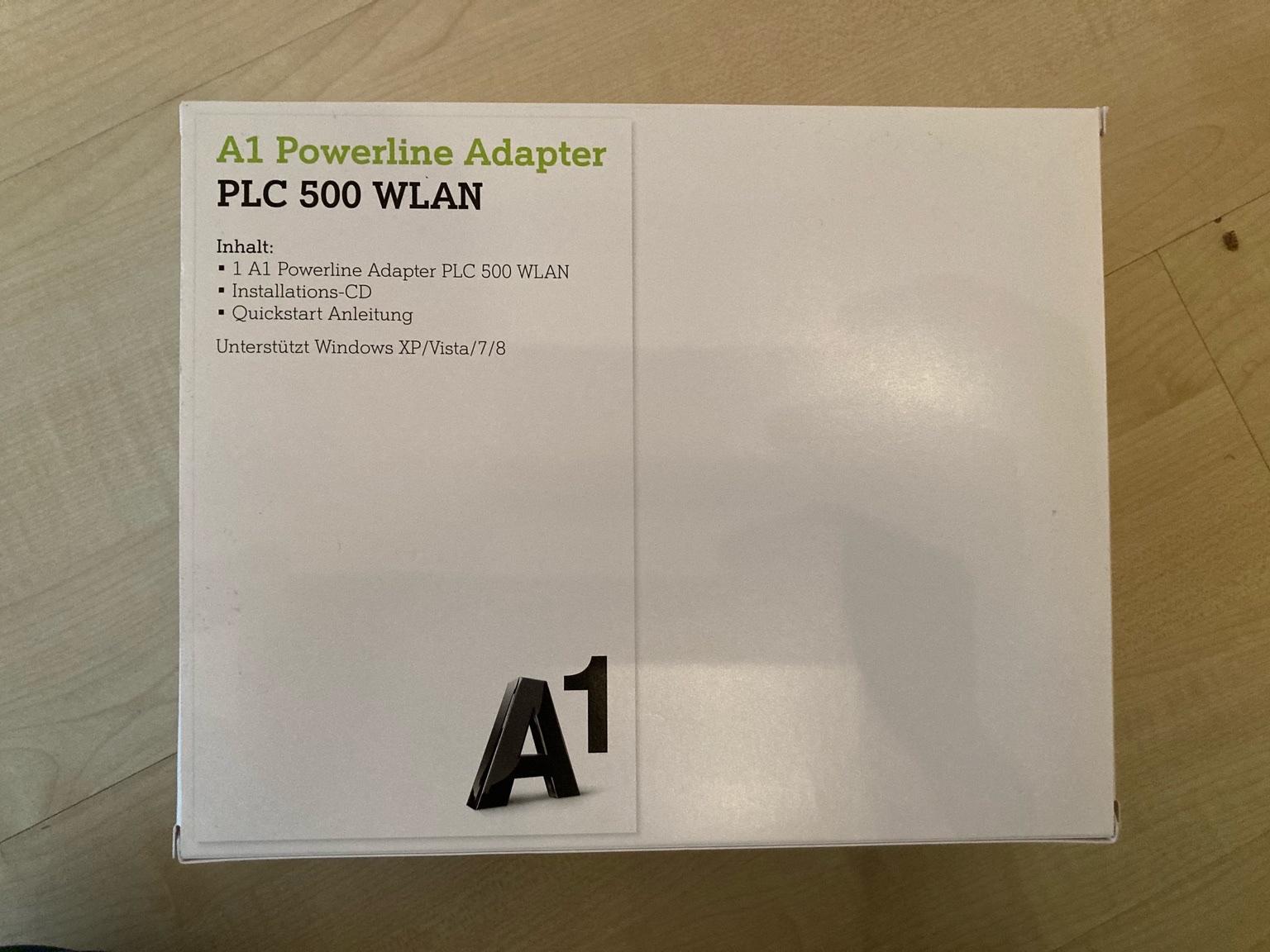 A1 Powerline Adapter PLC 500 WLAN in 4451 Garsten for €25.00 for sale Shpock