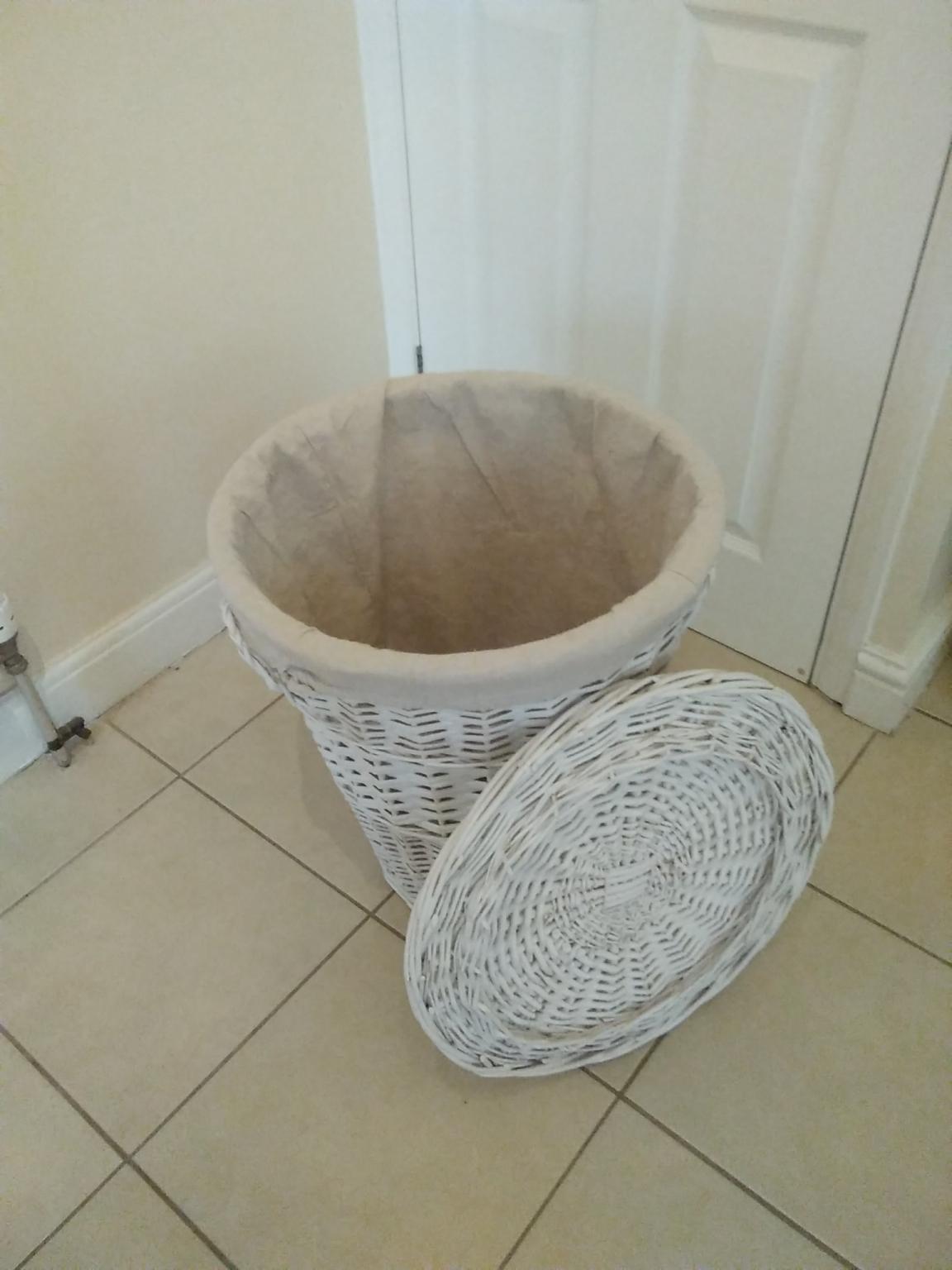 Dunelm Wicker Laundry basket 50cms x 43cms in NN3 Northampton for £10.