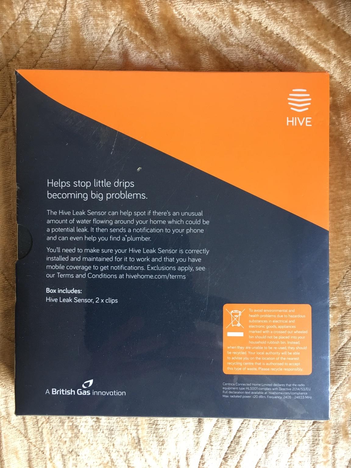 Hive Leak Sensor (NEW) in SE21 Southwark for £2.50 for sale Shpock