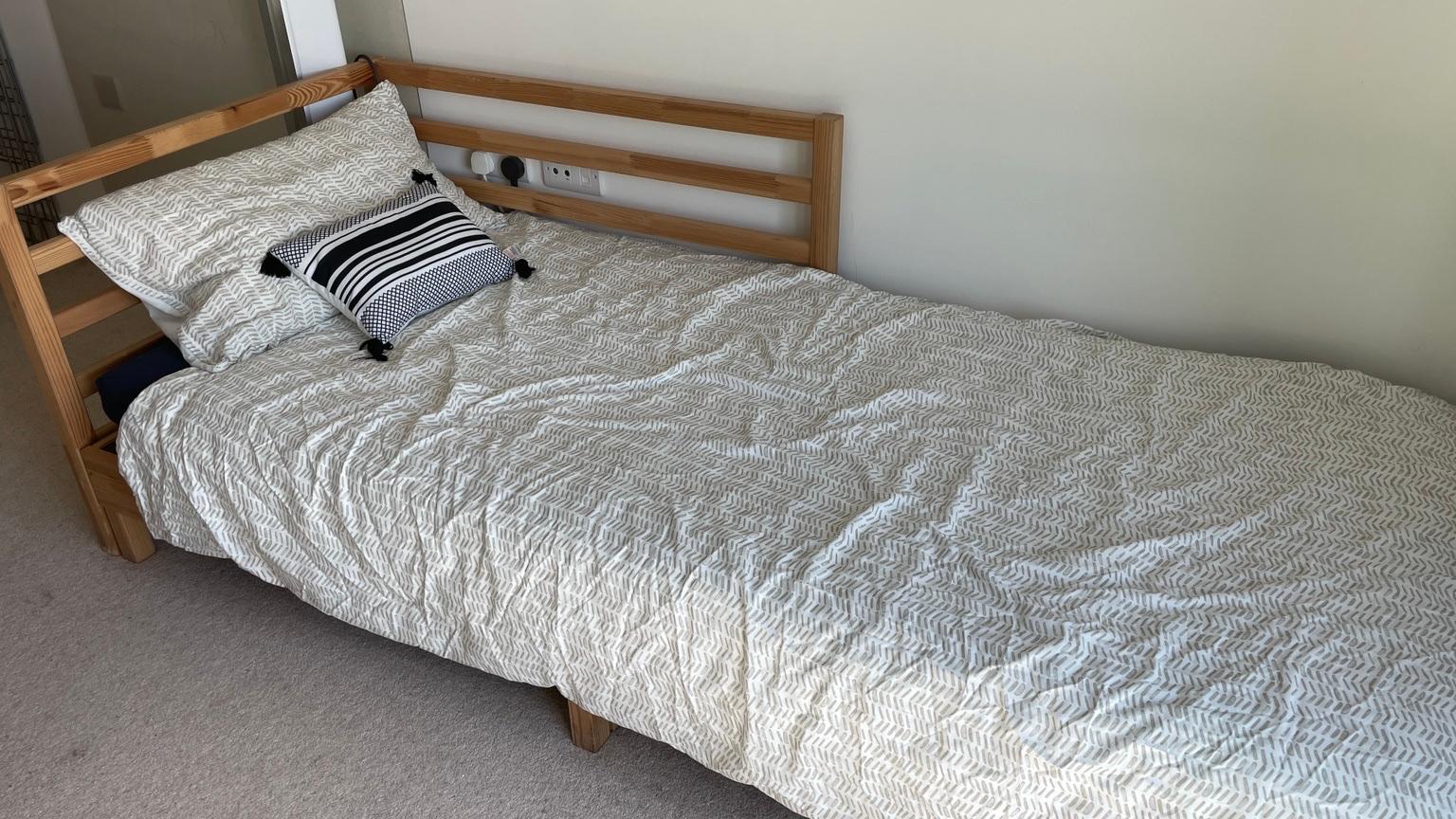 IKEA Tarva day bed with mattresses and linen in SE13 London for £100.00