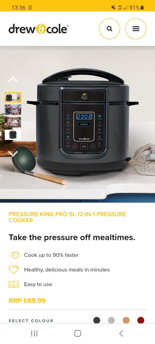 Pressure king pro 12 in 1. Pressure Cooker in WN3 Wigan for £35.00 for