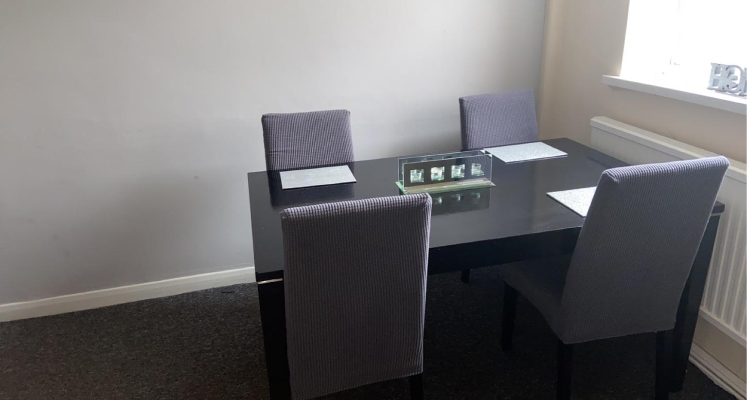 Dining room table&chairs fablon wrapped in TS23 Billingham for £50.00