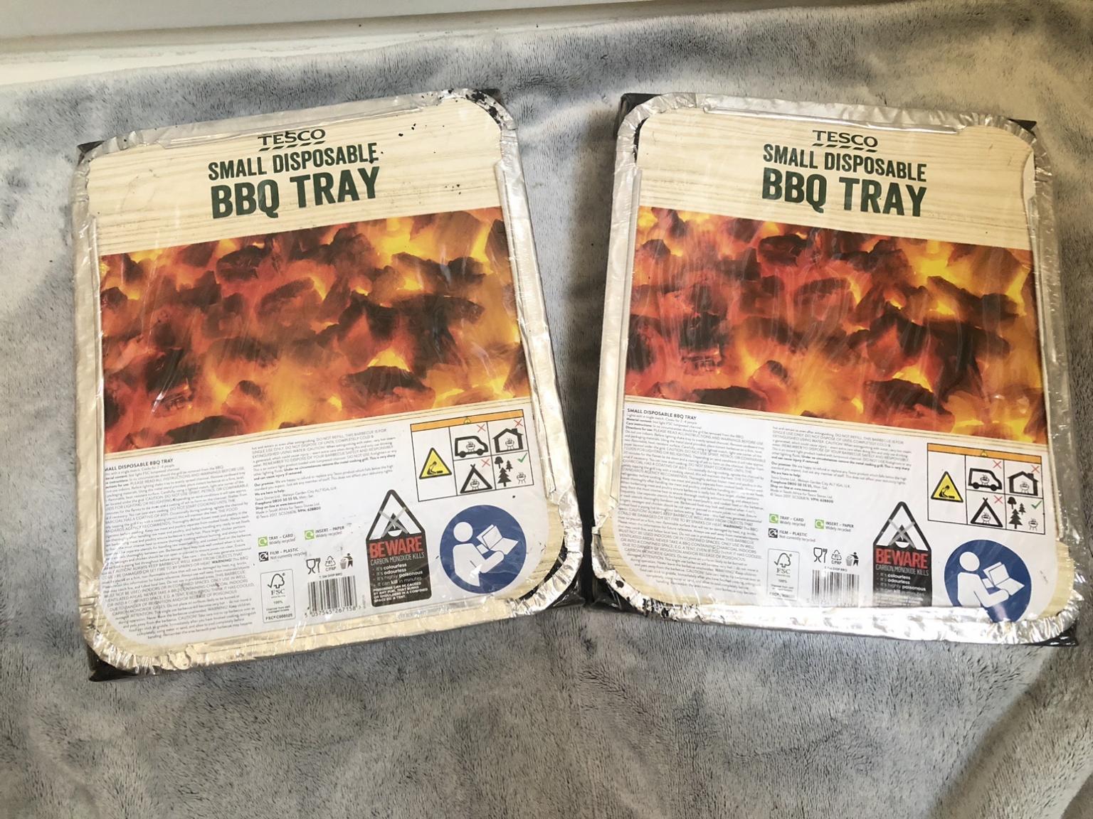 X2 Tesco disposable bbq in S65 Rotherham for £1.00 for sale Shpock