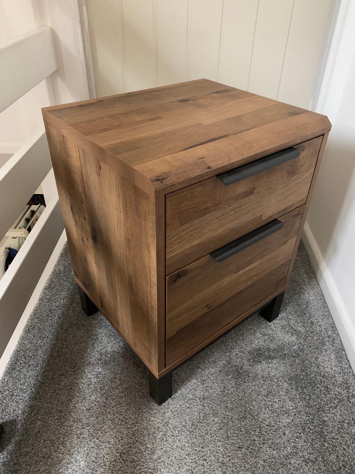 Next Bronx 2 drawer Bedside Tables a pair in CR2 Croydon for £100.00
