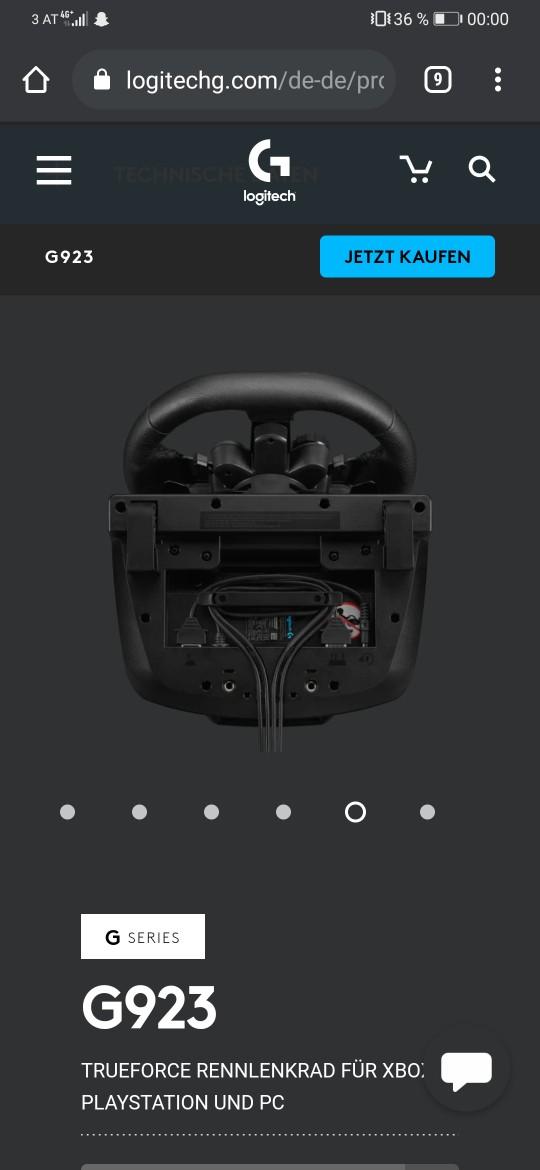 Logitech G923 mit Gangschaltung +Sitz in 6830 Marktgemeinde Rankweil