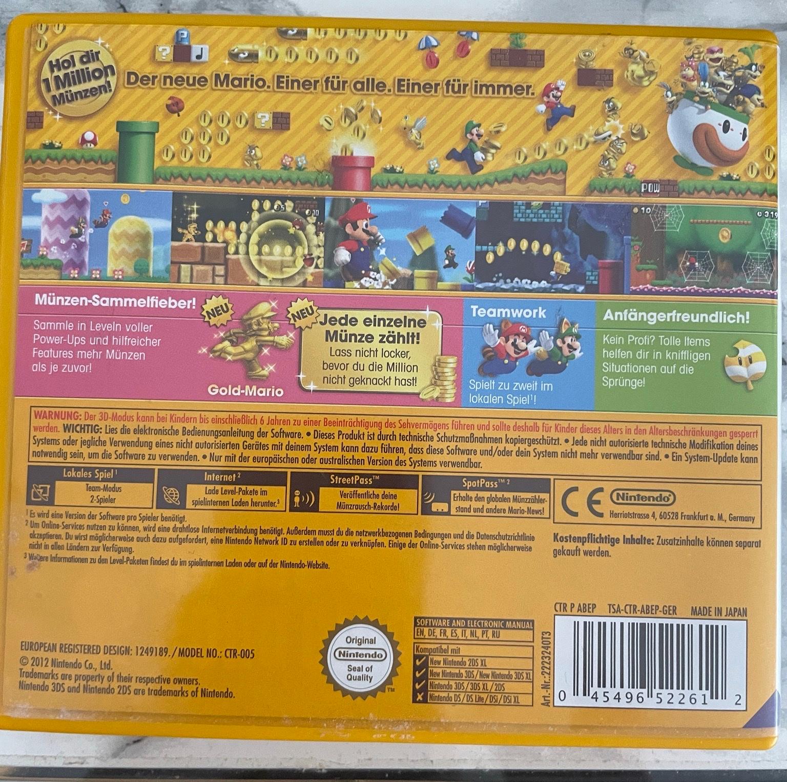 Super Mario Bros 2 3DS Spiel in 75417 Mühlacker für 10,00 € zum Verkauf
