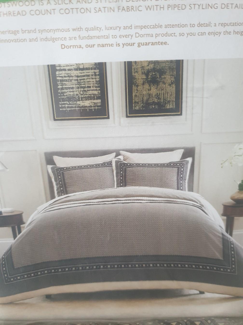 Dorma King size bedding set Abbotswood new in StokeonTrent for £65.00