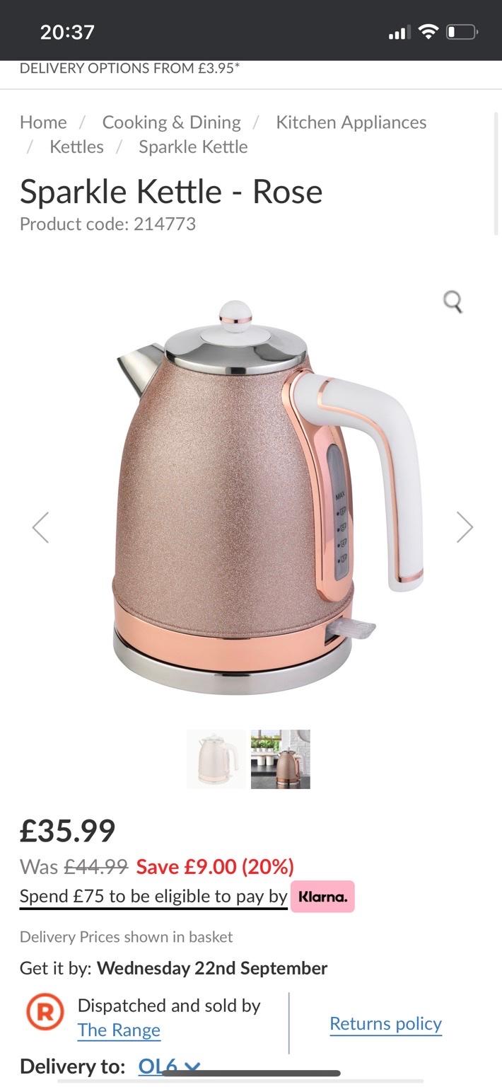 Rose gold microwave kettle and toaster in WV14 Walsall für 90,00 £ zum