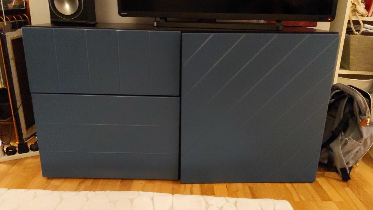 free IKEA Besta blue TV unit/storage in NW2 London for free for sale