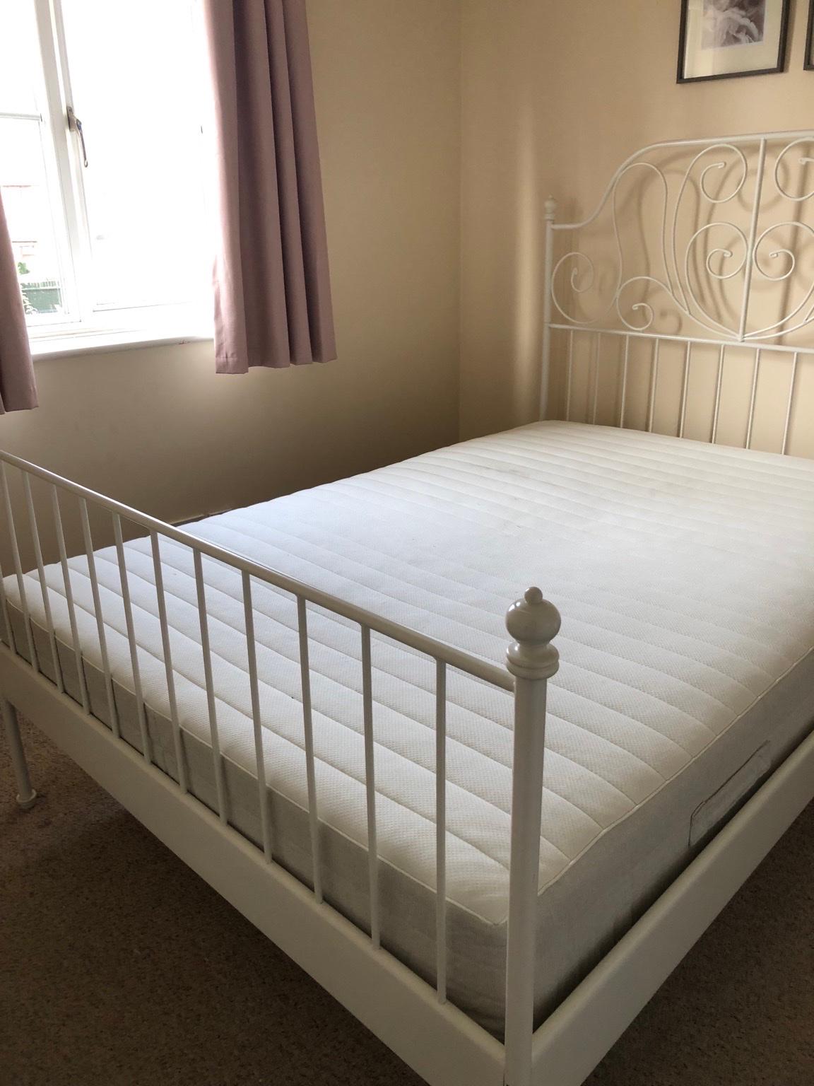 IKEA Leirvik double bed and sultan mattress in CV11 Bedworth for £50.00