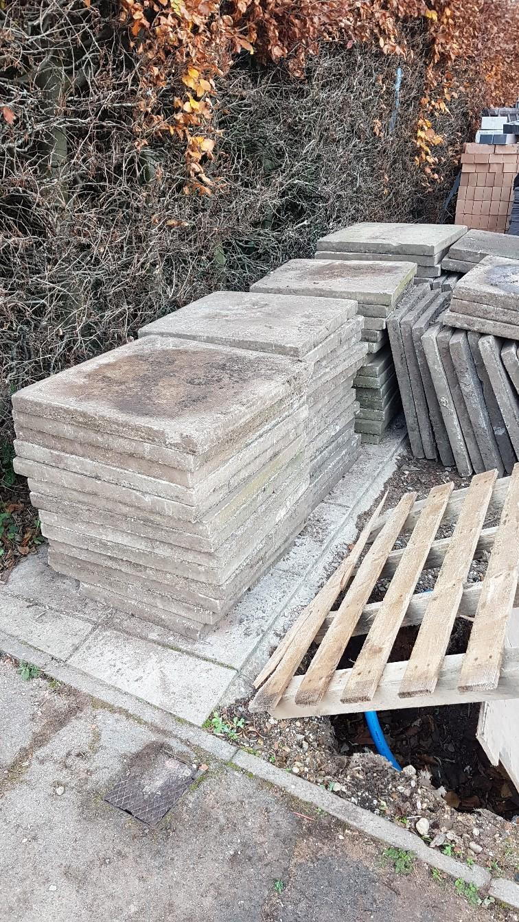 Secondhand Concrete paving slabs in WV6 Wolverhampton for £250.00 for